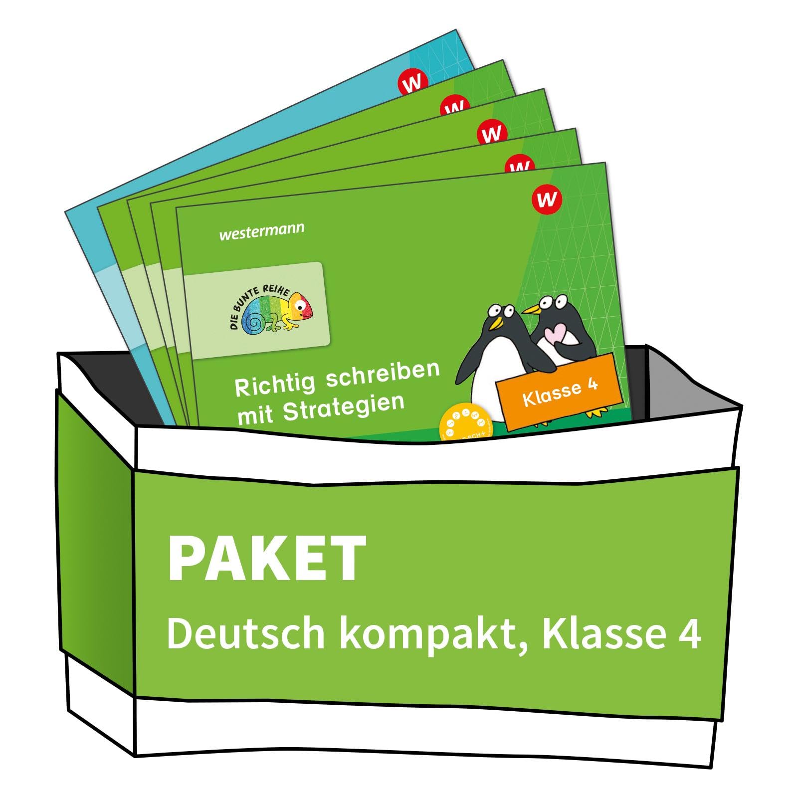 DIE BUNTE REIHE - Deutsch. Paket kompakt 4 (5 Hefte) Study Guides