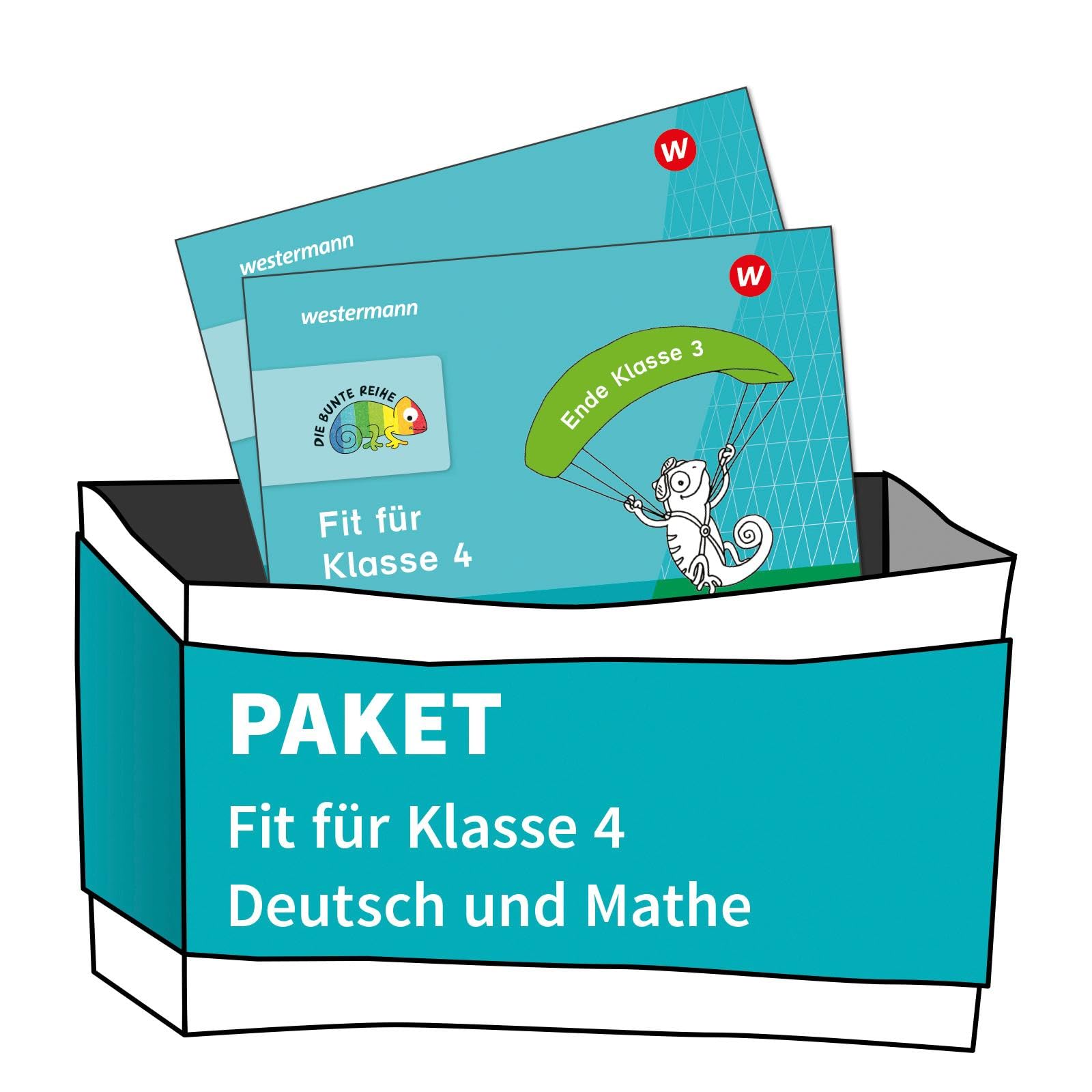 DIE BUNTE REIHE - Deutsch/Mathematik: Paket: Fit für Klasse 4 (2 Hefte) (DIE BUNTE REIHE - Deutsch/Mathematik: Pakete) Study Guides