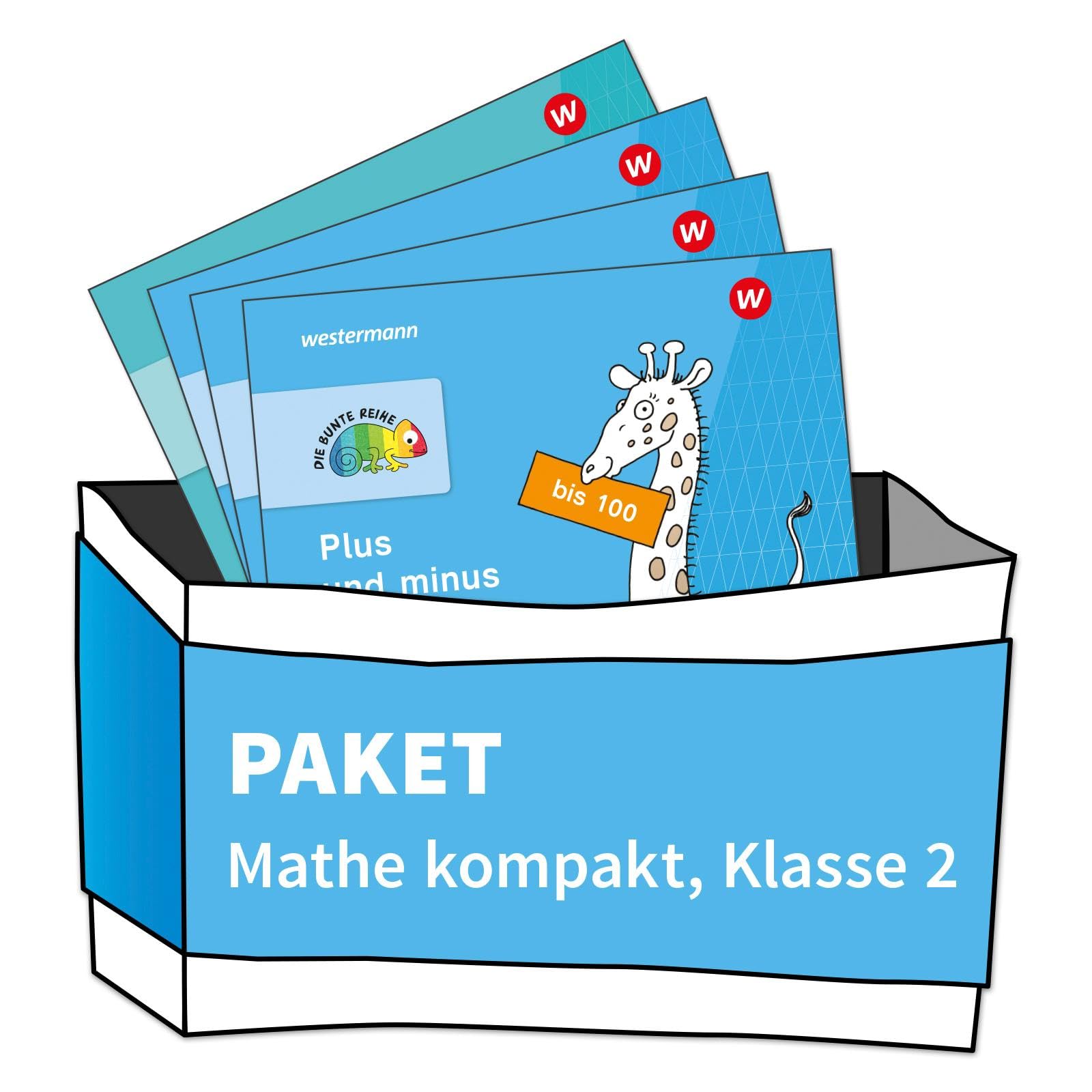 DIE BUNTE REIHE - Mathematik. Paket Mathe kompakt Klasse 2 Study Guides