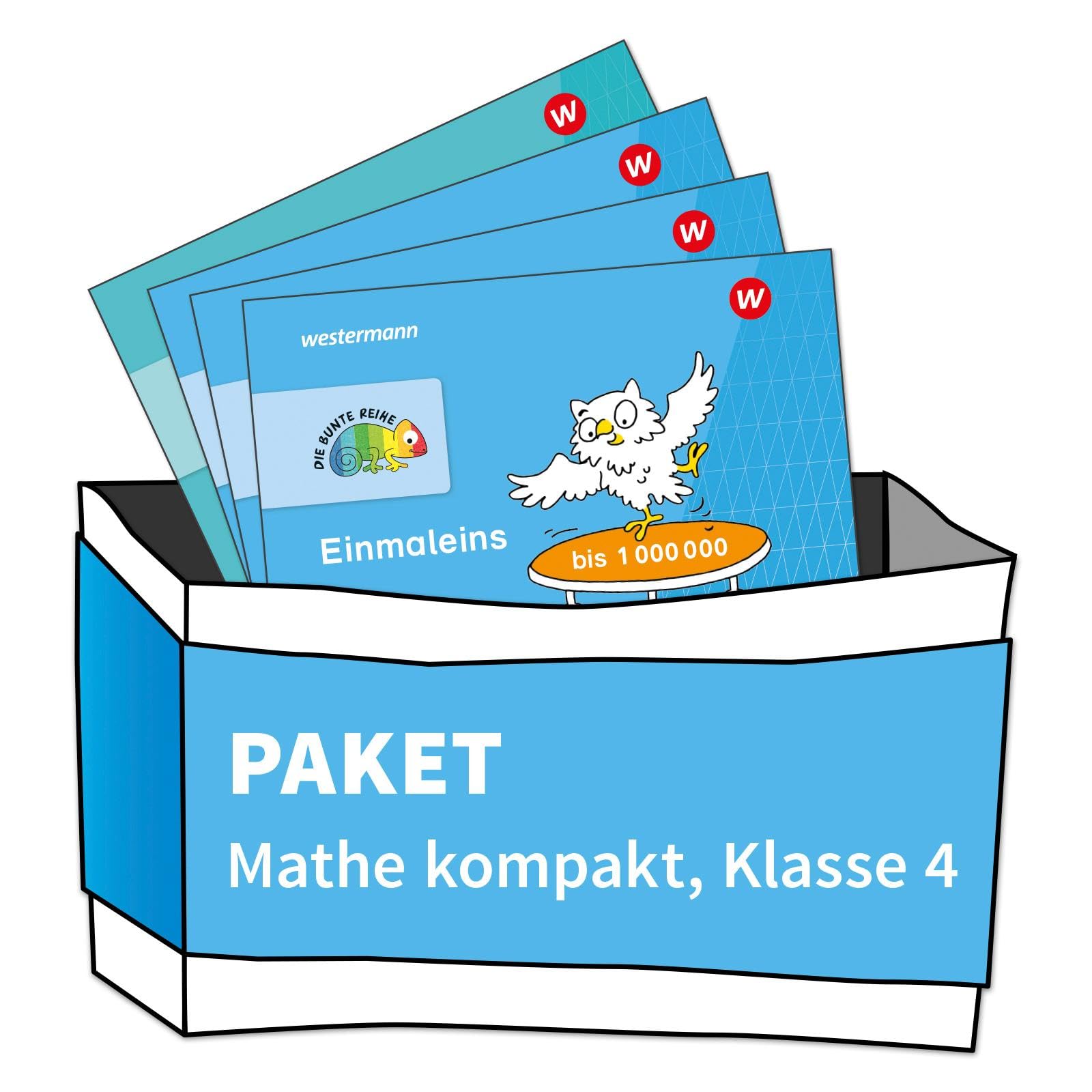 DIE BUNTE REIHE - Mathematik: Paket: Mathe kompakt Klasse 4 Study Guides
