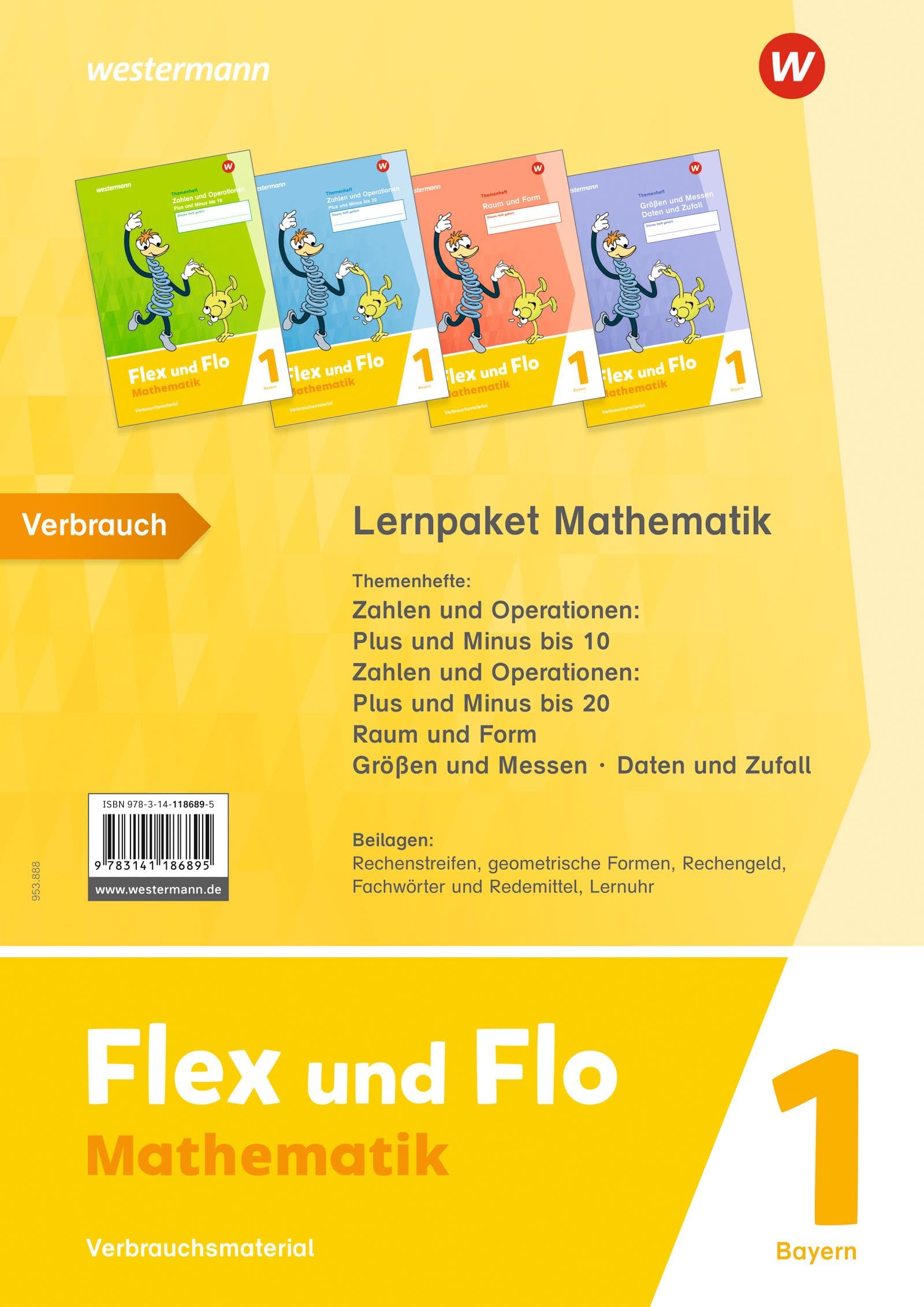 Flex und Flo - Ausgabe 2023 für Bayern: Lernpaket Mathematik 1 Verbrauchsmaterial Study Guides