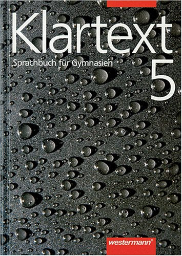 Klartext, Sprachbuch für Gymnasien, neue Rechtschreibung, 5. Schuljahr Study Guides