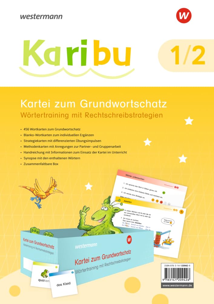 Karibu - Ausgabe 2016: Kartei zum Grundwortschatz 1 / 2 - Warnecke, Andrea book