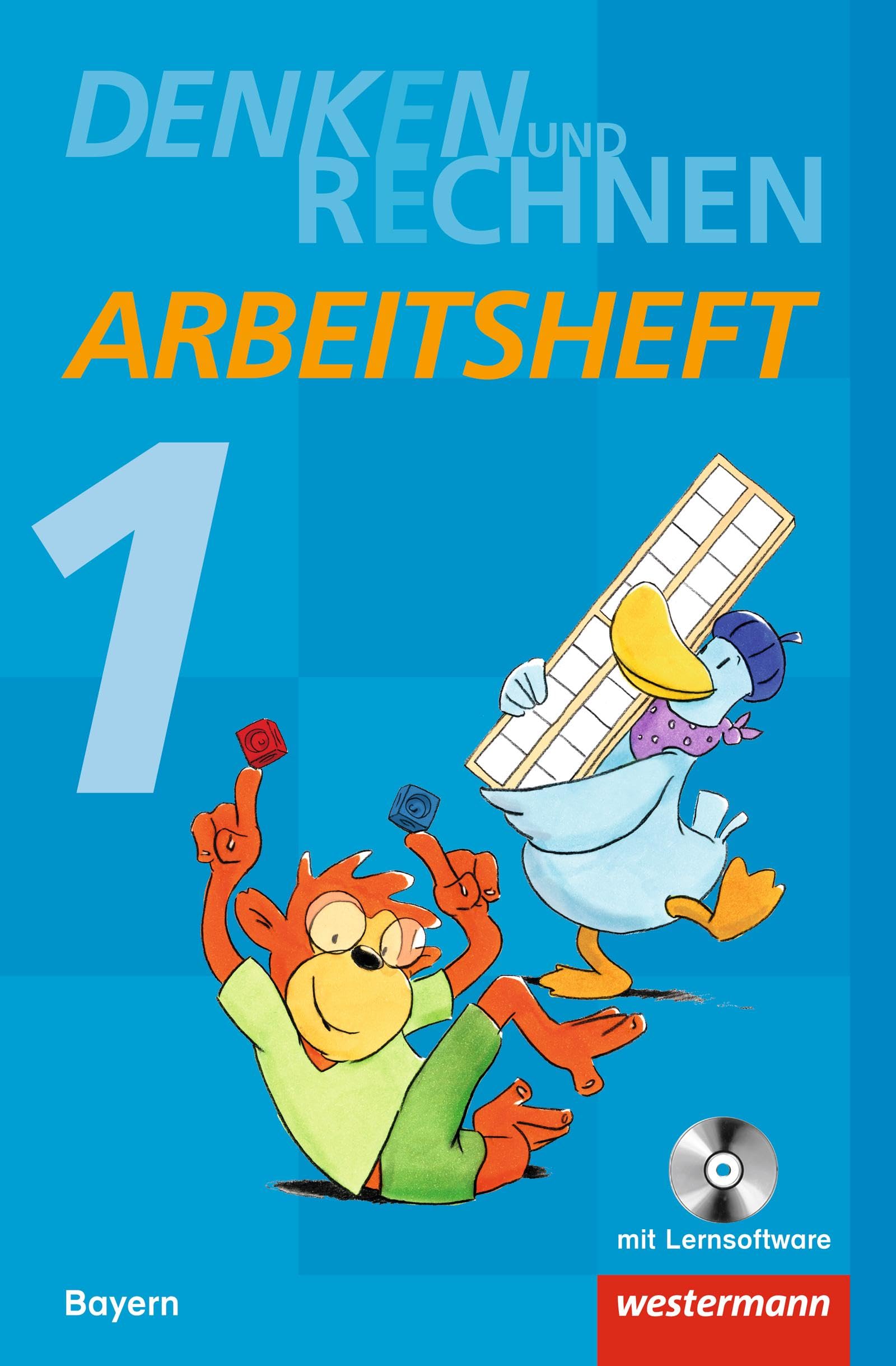 Denken und Rechnen - Ausgabe 2014 für Grundschulen in Bayern: Arbeitsheft 1 mit CD-ROM Study Guides