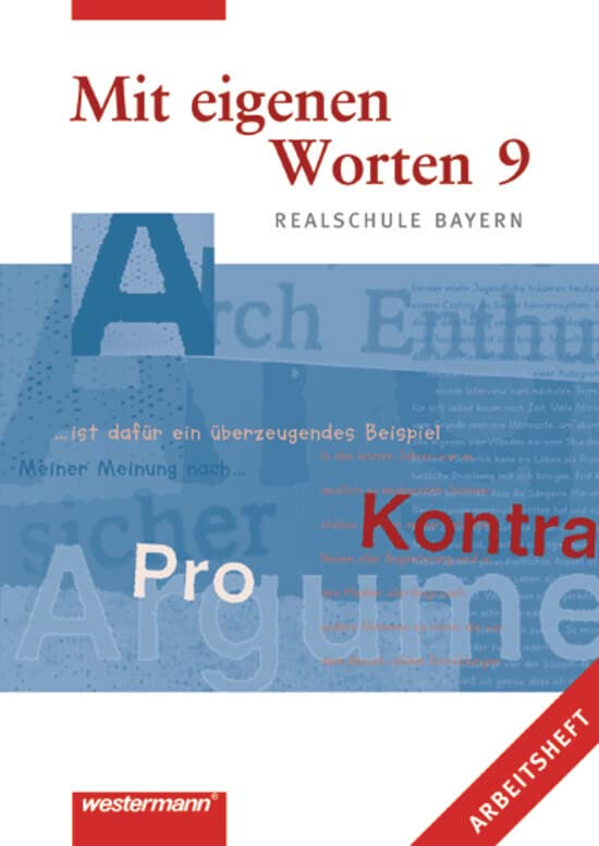 Mit eigenen Worten 9. Arbeitsheft. Sprachbuch für bayerische Realschulen Study Guides