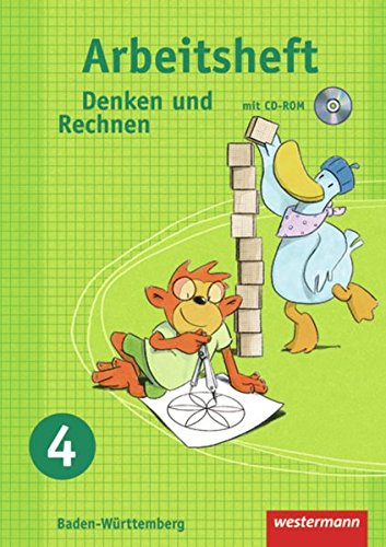 Denken und Rechnen 4. Arbeitsheft mit CD-ROM. Grundschule. Baden-Württemberg Study Guides