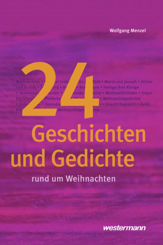 24 Geschichten und Gedichte rund um Weihnachten Study Guides