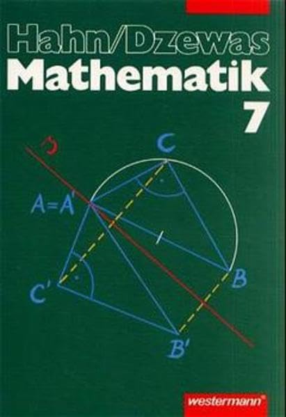 Hahn/Dzewas Mathematik. Neubearbeitung: Hahn/Dzewas, Mathematik, EURO, 7. Schuljahr Study Guides