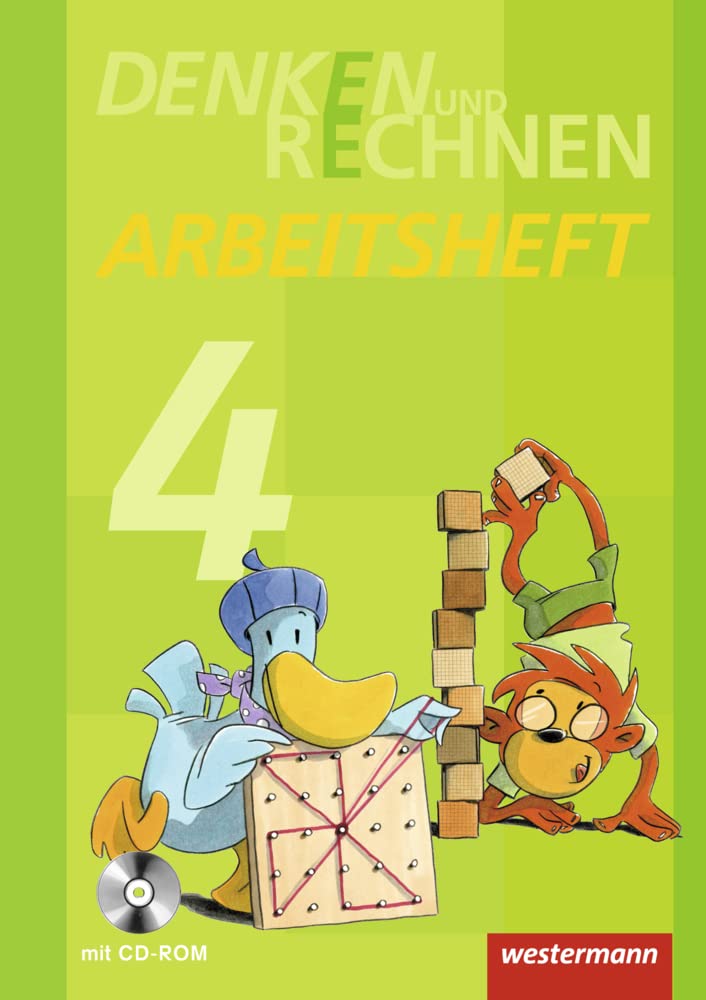 Denken und Rechnen - Ausgabe 2011 für Grundschulen in Hamburg, Bremen, Hessen, Niedersachsen, Nordrhein-Westfalen, Rheinland-Pfalz, Saarland und Schleswig-Holstein: Arbeitsheft 4 mit CD-ROM Study Guides