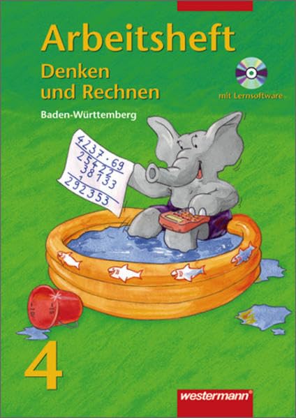 Denken und Rechnen - Ausgabe für Grundschulen 2004 / Denken und Rechnen für Grundschulen Baden - Württemberg: Arbeitsheft 4 mit CD-ROM Study Guides