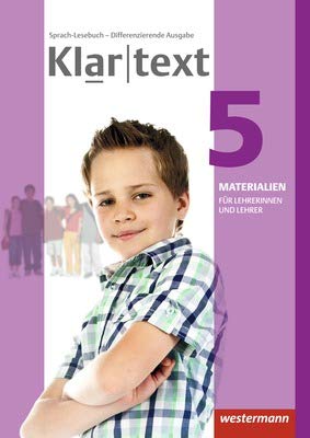 Klartext - Differenzierende allgemeine Ausgabe 2014, Materialien für Lehrerinnen und Lehrer 5 Study Guides