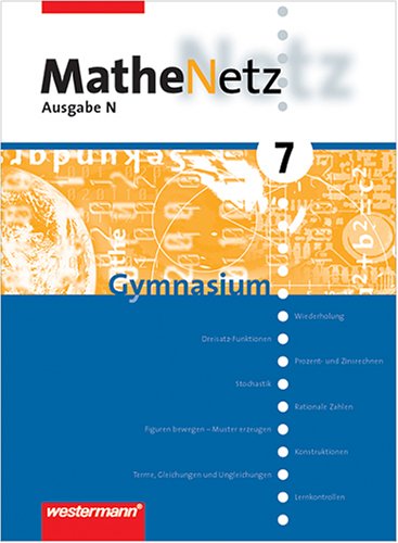 MatheNetz, Ausgabe N für Gymnasien, EURO, 7. Schuljahr Study Guides