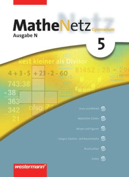 MatheNetz 5. Schülerbuch.Niedersachsen, Hamburg. Neubearbeitung Study Guides