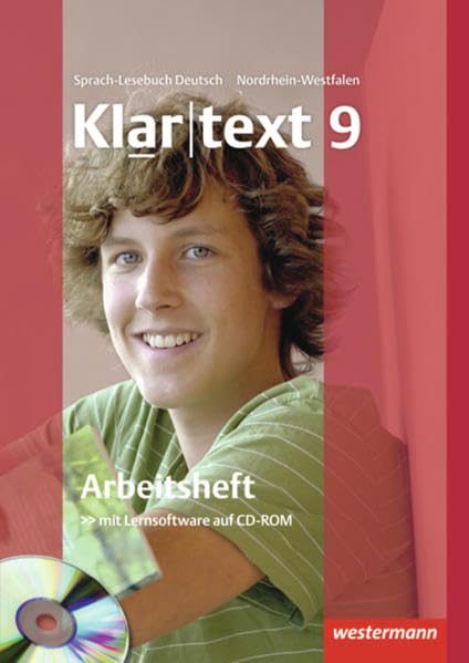 Klartext 9. Arbeitsheft mit Lösungen: plus CD-ROM. Nordrhein-Westfalen book