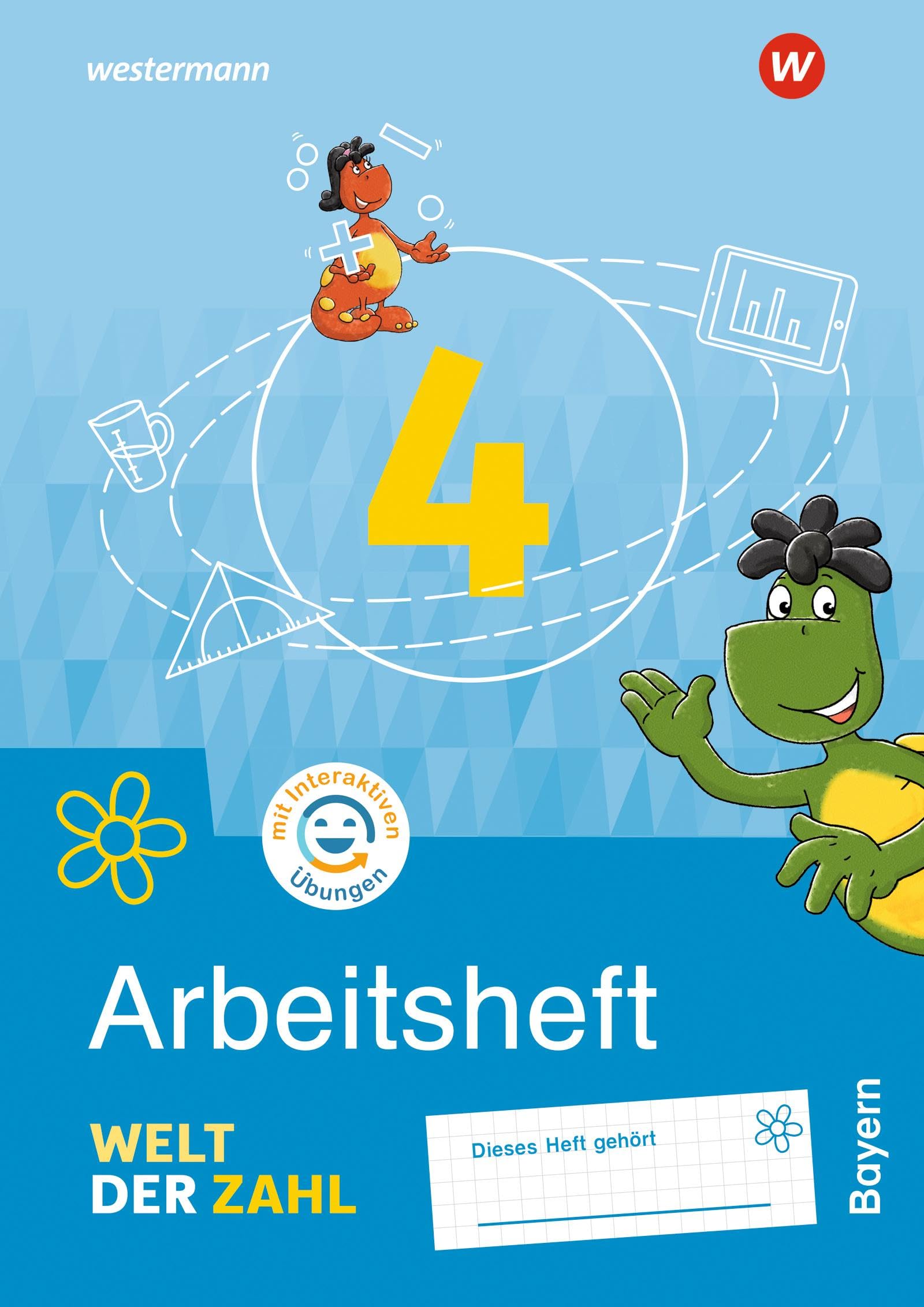Welt der Zahl 4. Arbeitsheft mit Interaktiven Übungen. Für Bayern Study Guides