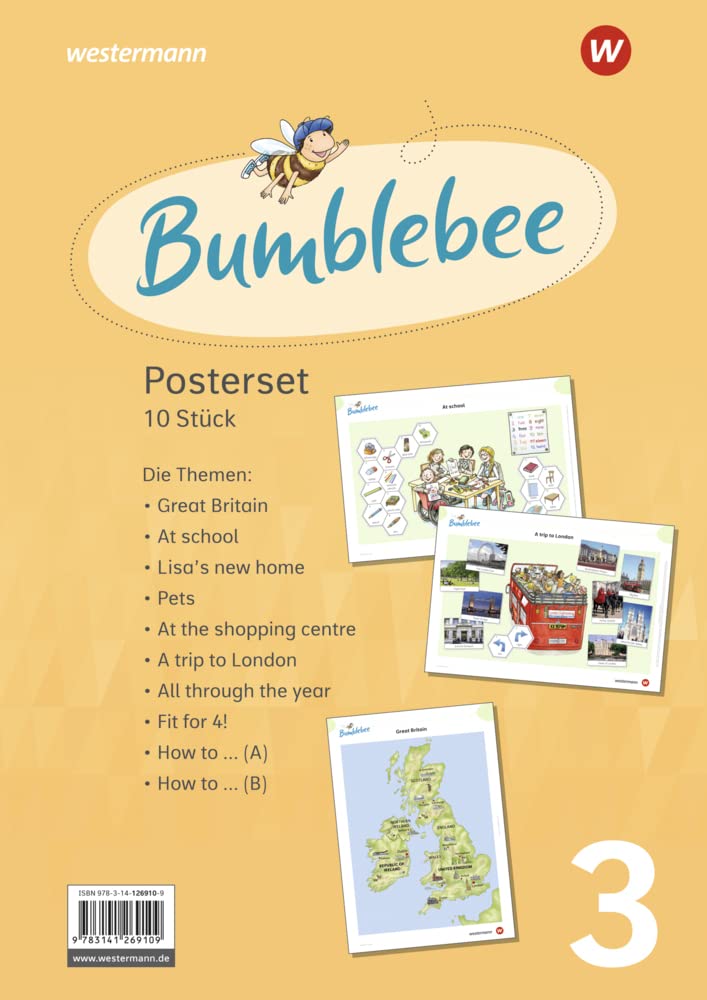Bumblebee - Ausgabe 2021 für das 3. / 4. Schuljahr: Posterset 3 (Bumblebee 3 + 4: Ausgabe 2021 für das 3. / 4. Schuljahr) Foreign Languages ​​& Dictionaries
