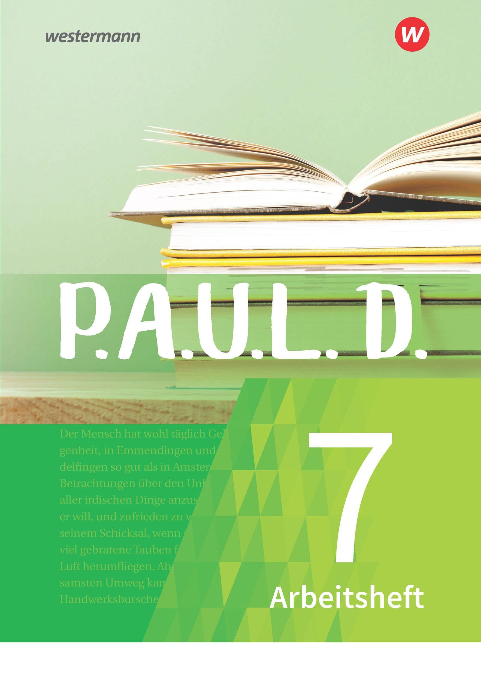 P.A.U.L. D. (Paul) 7. Arbeitsheft.. Für Gymnasien und Gesamtschulen - Neubearbeitung Study Guides