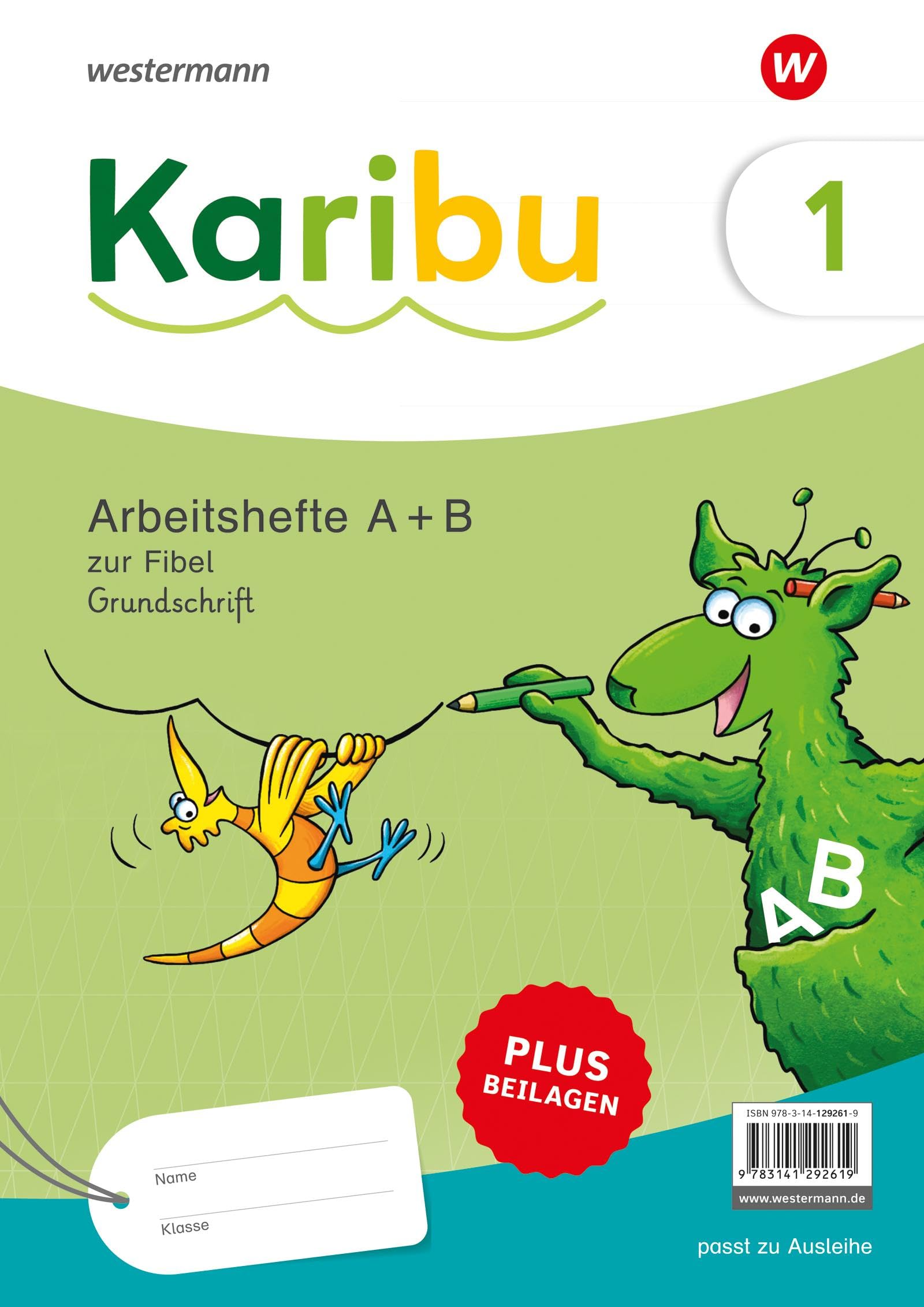 Karibu. Paket Arbeitshefte 1 (Teil A und B) Grundschrift zur Fibel Ausleihe Study Guides
