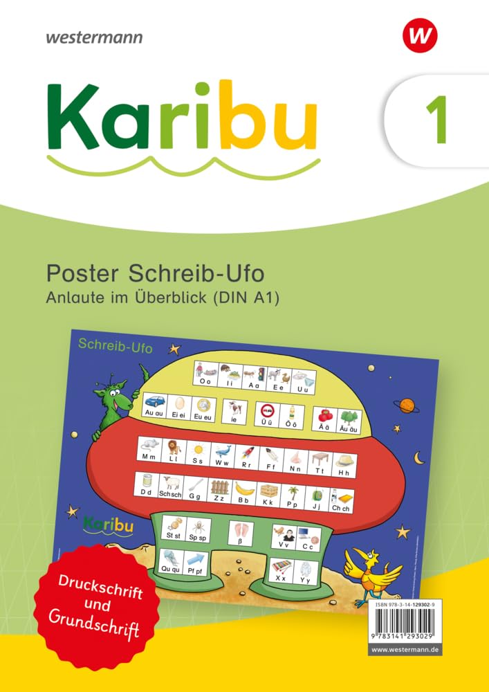 Karibu. Anlaute-Poster Schreib-Ufo (DIN A1) Anlaute im Überblick Study Guides