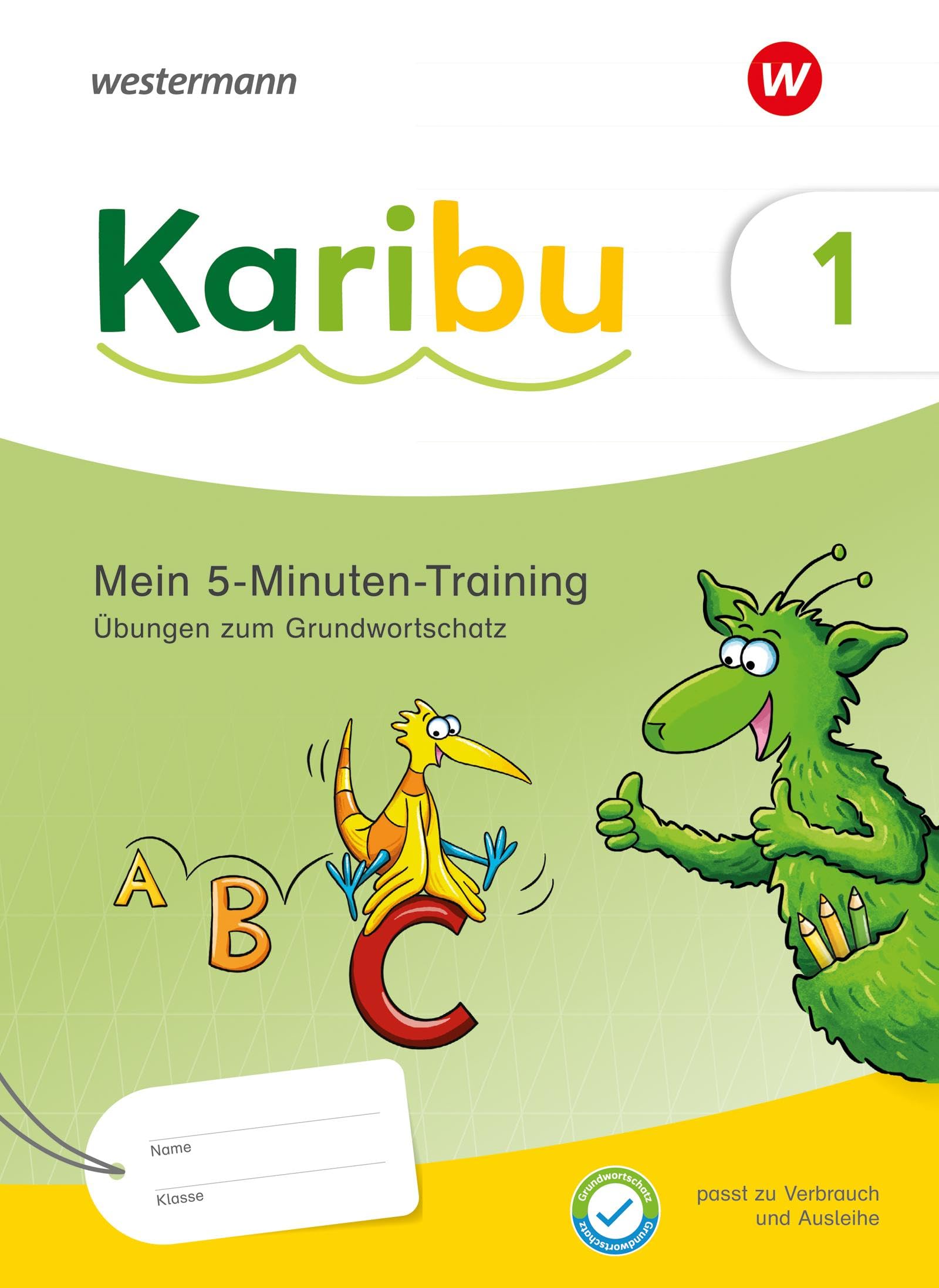 Karibu. 5-Minuten-Training: Silbenarbeit und Abschreibübungen zum Grundwortschatz- Ausgabe 2024 Study Guides