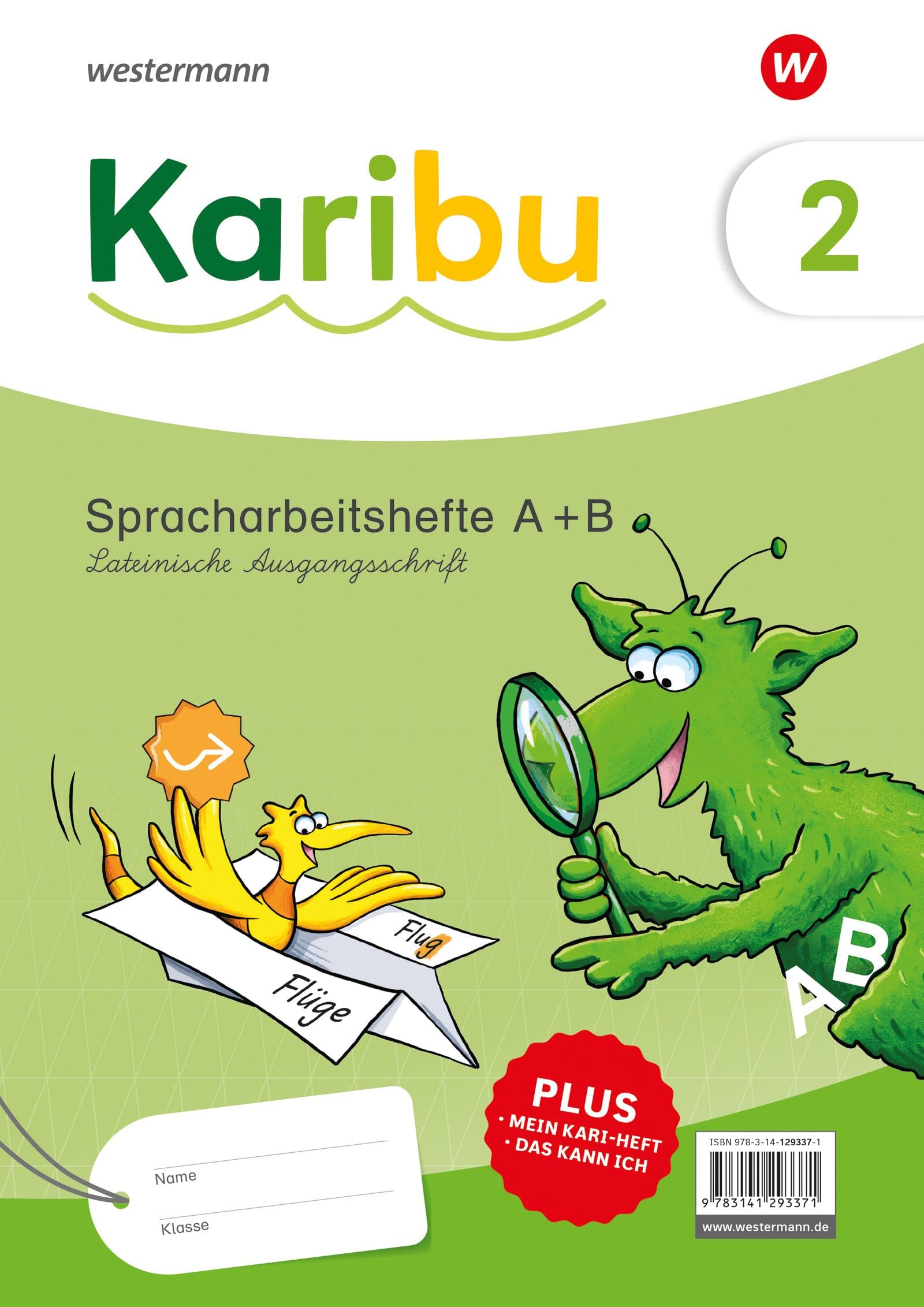 Karibu Spracharbeitshefte 2. Lateinische Ausgangsschrift mit Diagnoseheft Study Guides