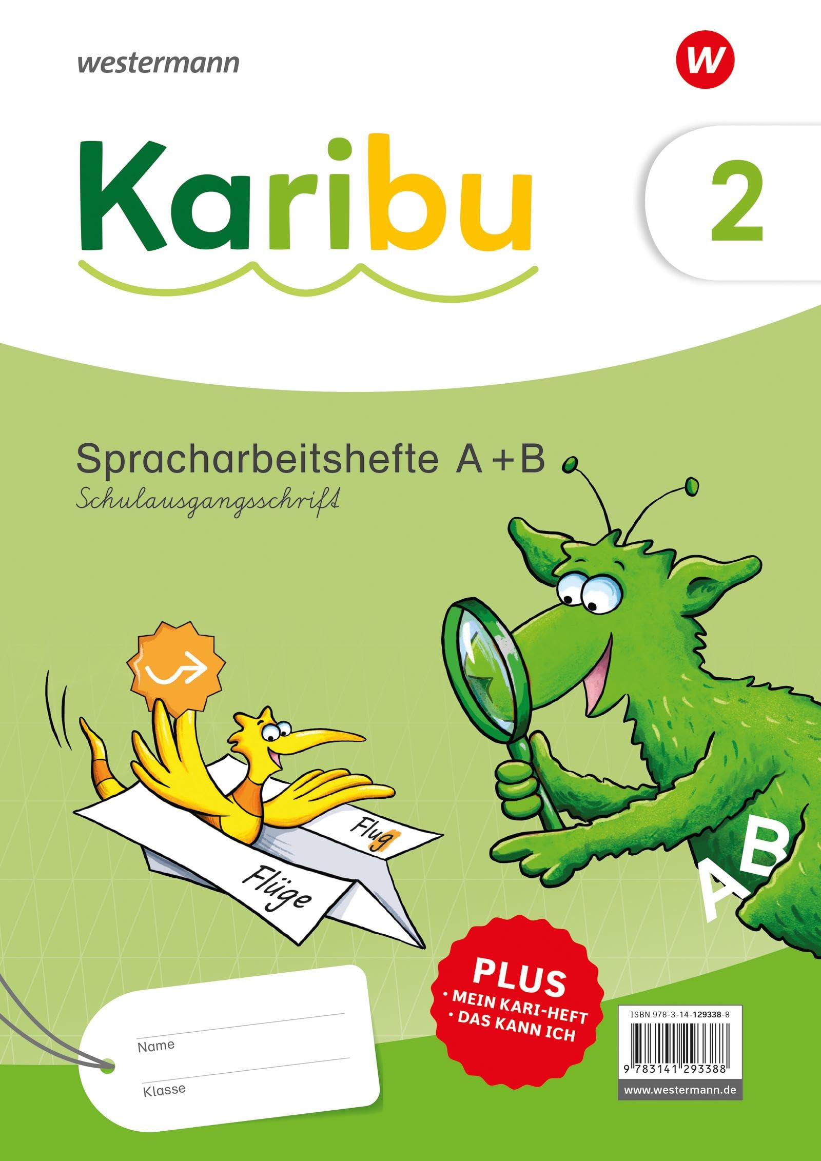 Karibu. Spracharbeitshefte 2 Schulausgangsschrift mit Diagnoseheft: Ausgabe 2024 book