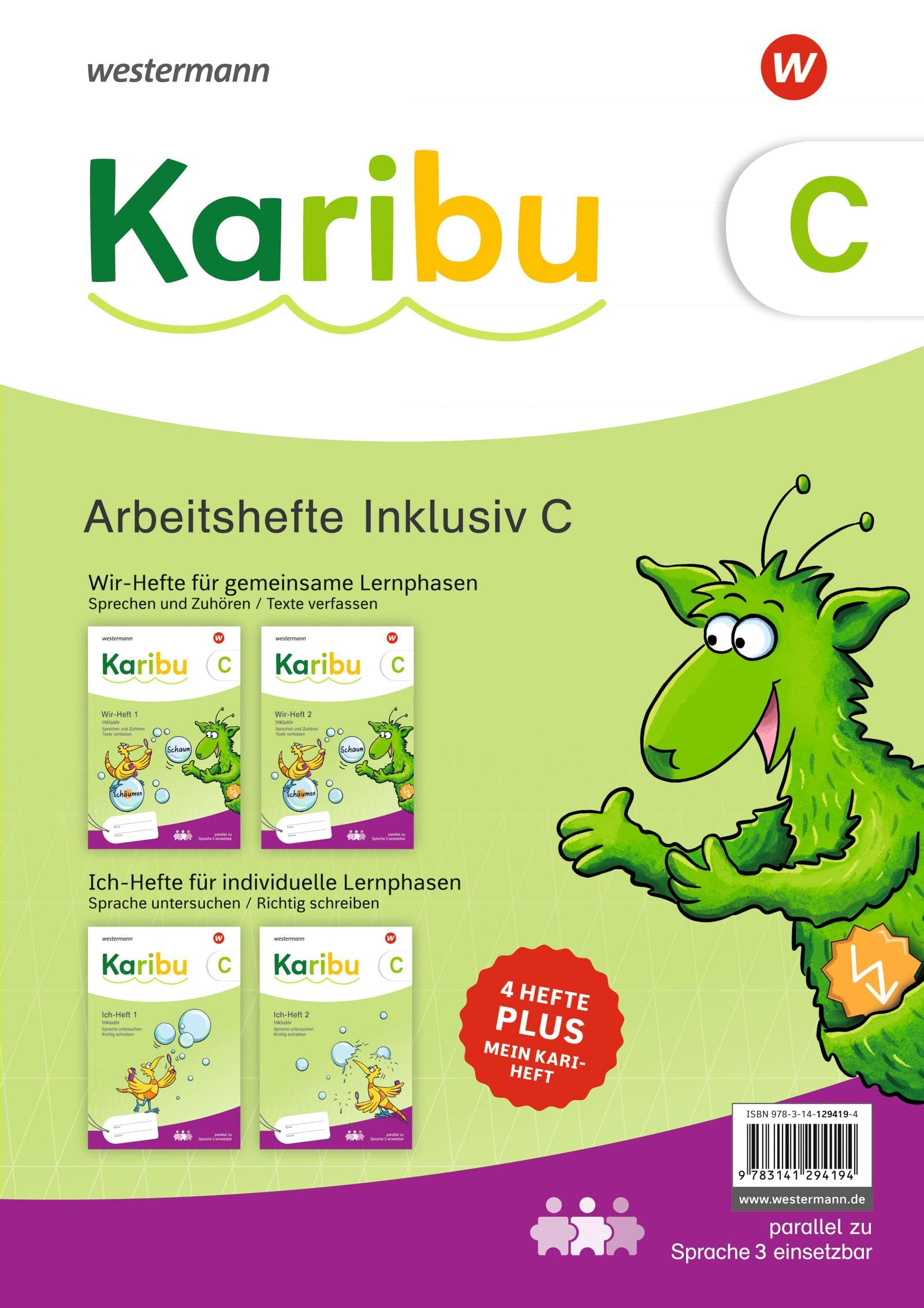 Karibu Arbeitshefte Inklusiv C zieldifferent, 4 Hefte im Paket (für gemeinsame und für individuelle Lernphasen) Study Guides