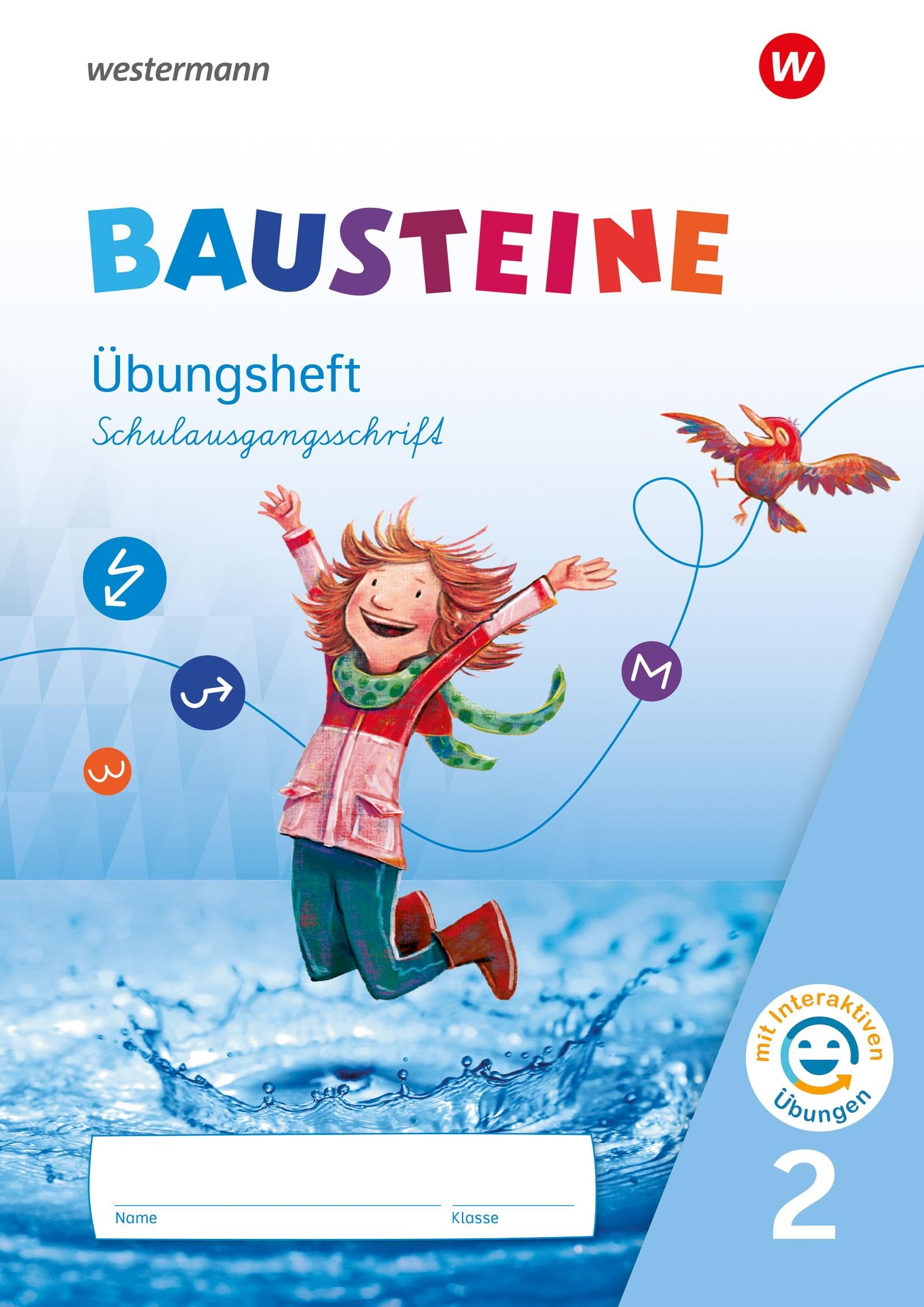 BAUSTEINE Sprachbuch und Spracharbeitshefte. Übungsheft 2 Schulausgangsschrift mit interaktiven Übungen book