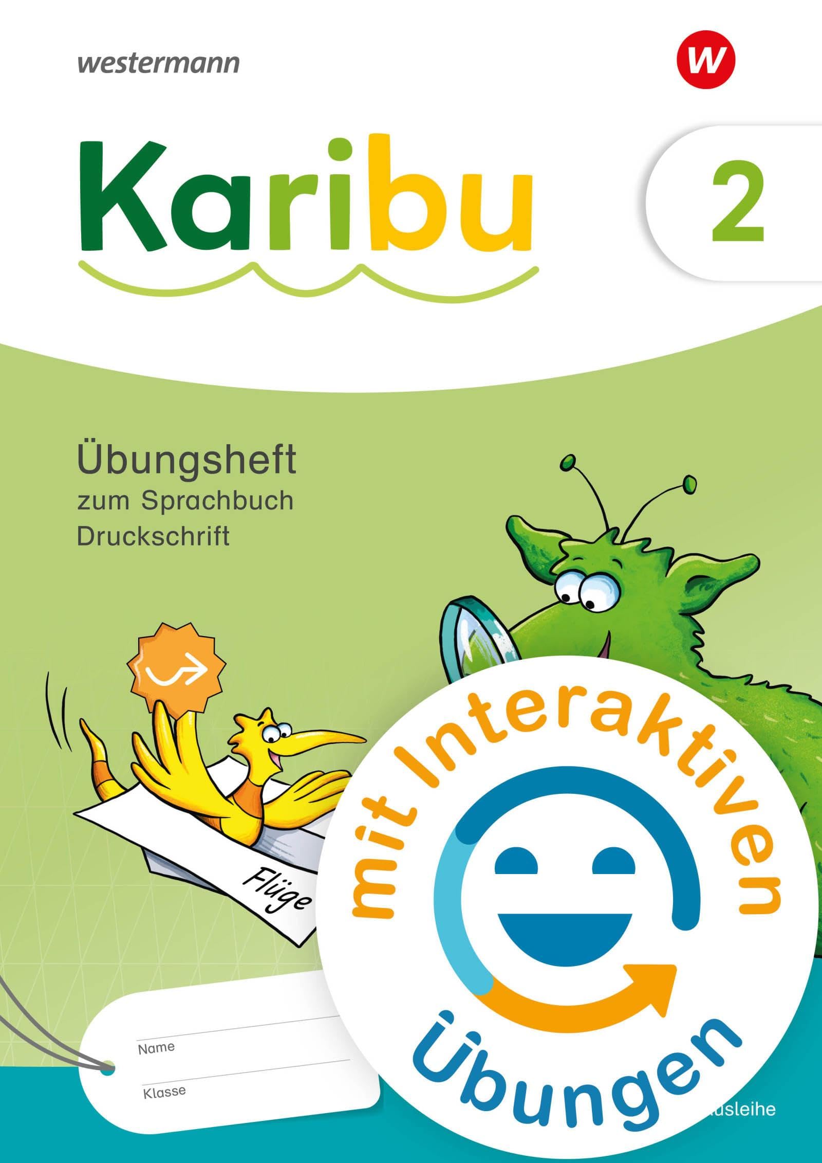 Karibu 2. Übungsheft 2 Druckschrift mit interaktiven Übungen zum Sprachbuch 2 Study Guides