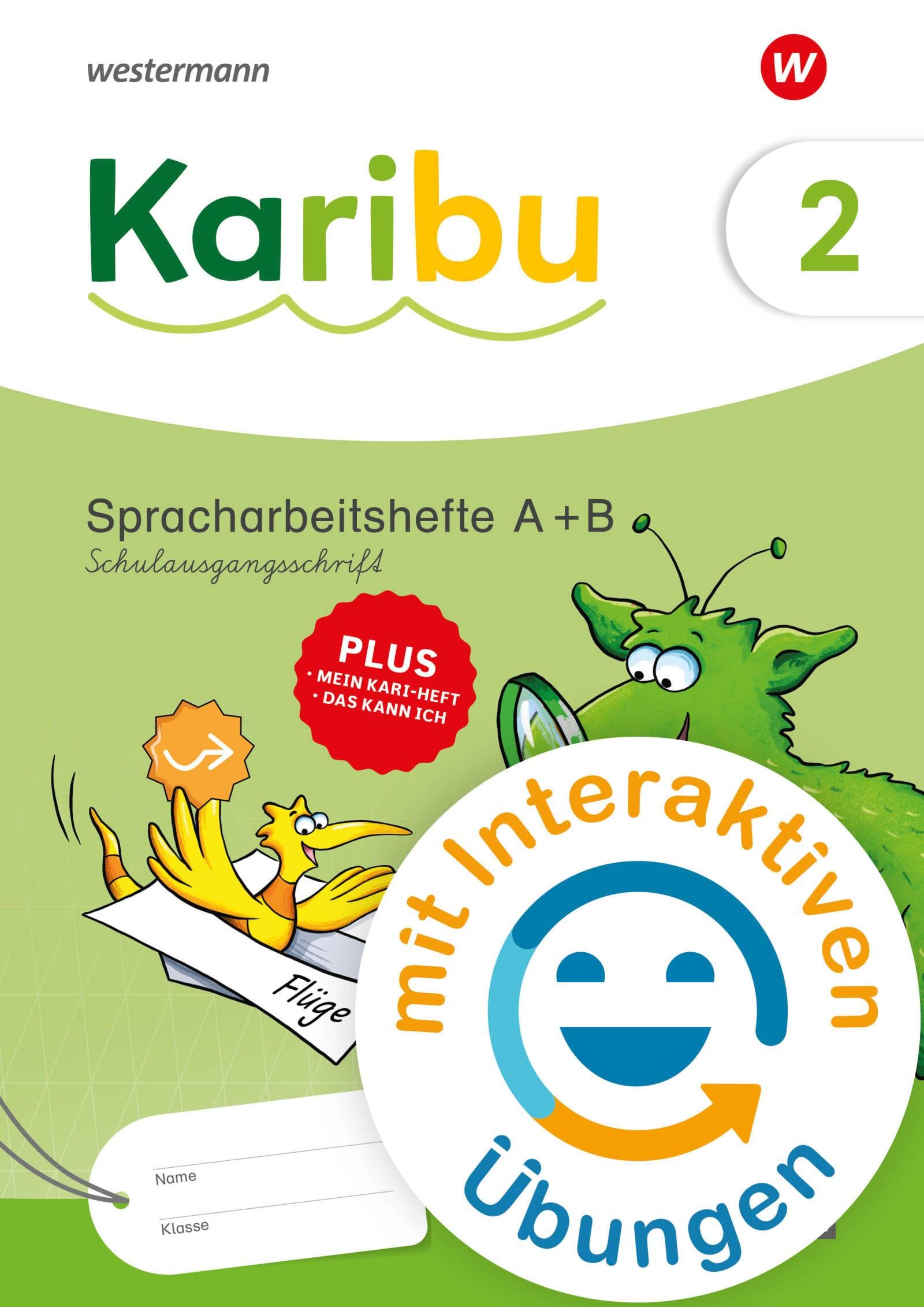 Karibu Spracharbeitshefte 2 Schulausgangsschrift mit interaktiven Übungen Study Guides