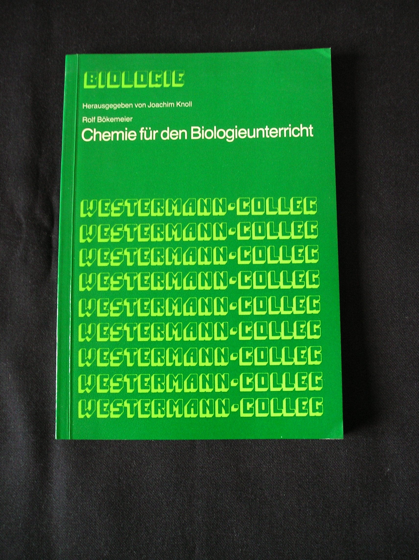 Chemie für den Biologieunterricht Books