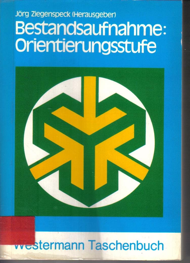 Bestandsaufnahme: Orientierungsstufe. Texte zu einer aktuellen Problematik Books