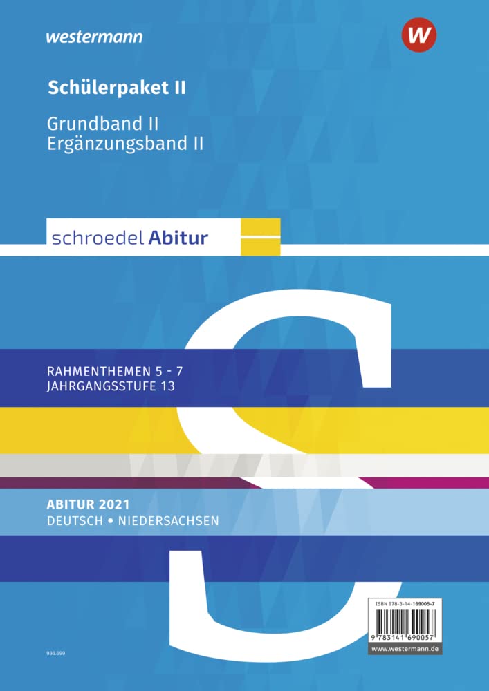 Schroedel Abitur Deutsch. Schülerpaket II zum Abitur 2021. Niedersachsen Learning & Reference