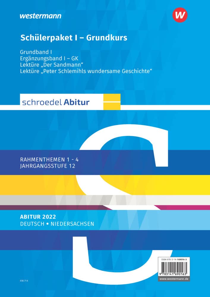 Schroedel Abitur. Deutsch. Schülerpaket I zum Abitur 2022. Niedersachsen Learning & Reference