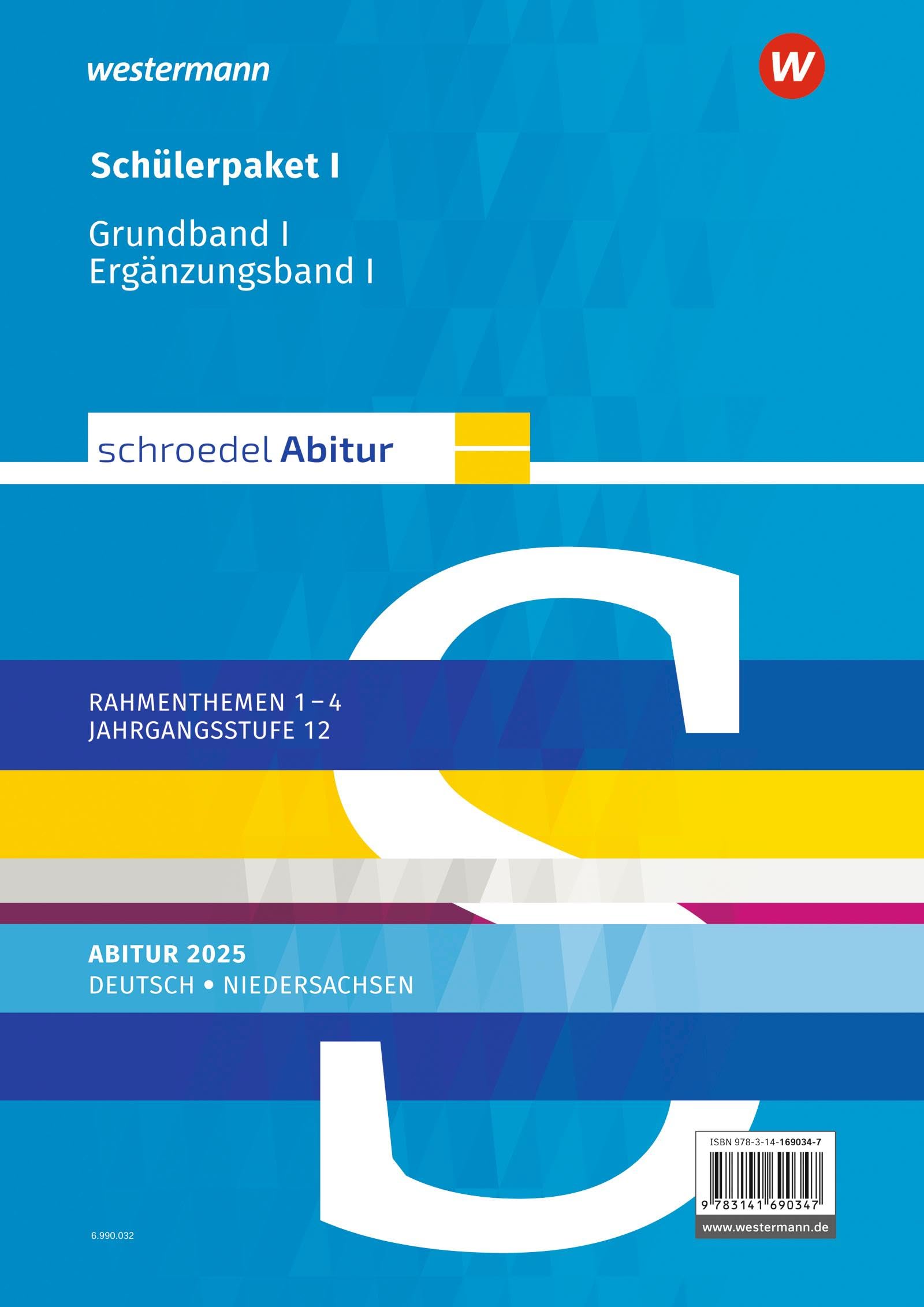 Schroedel Abitur - Ausgabe für Niedersachsen 2025: Schülerpaket I zum Abitur 2025 Jahrgangsstufe 12 Study Guides