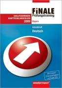 Finale - Prüfungstraining, Bayern, 2009 : Arbeitsheft Deutsch, Qualifizierender Hauptschulabschluss, m. Audio-CD Books