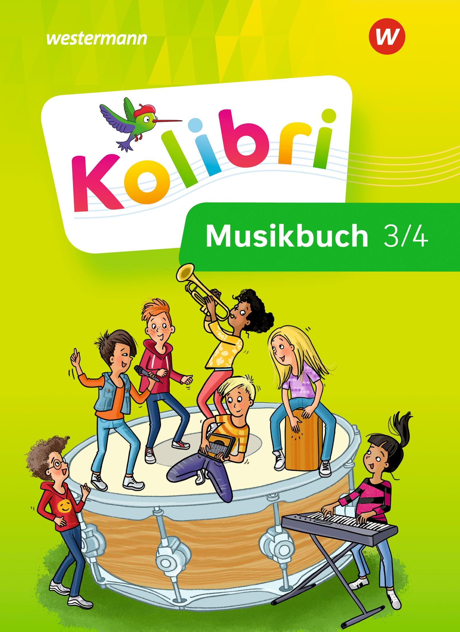 Kolibri 3 / 4. Musikbuch: Schulbuch. Allgemeine Ausgabe Sheet Music