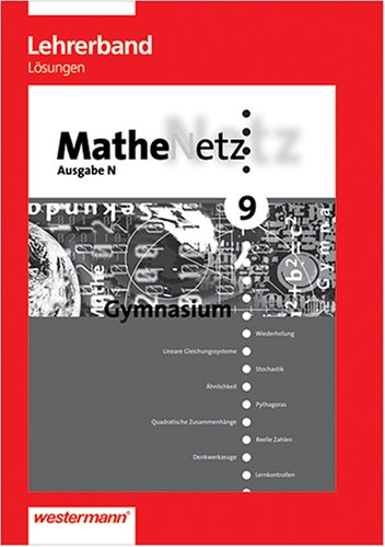 Mathe Netz 9 Ausgabe N - LB Study Guides