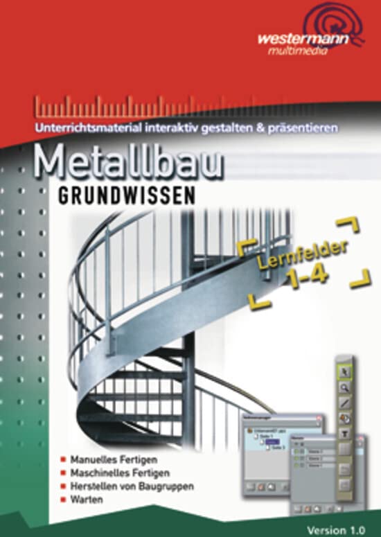 Metallbau Grundwissen: Lernfelder 1 - 4 CD-ROM Unterrichtsmaterial gestalten Study Guides
