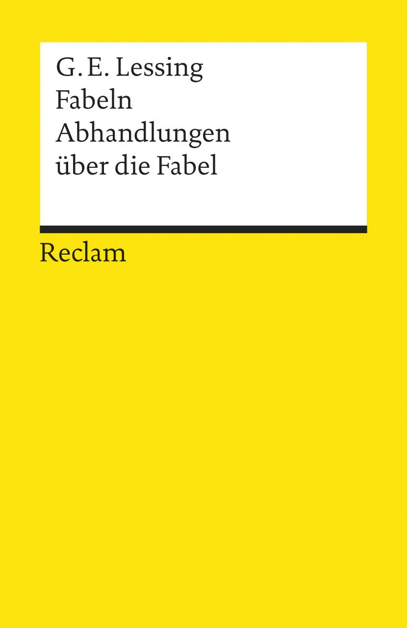 Fabeln. Abhandlungen über die Fabel. Textausgabe mit Anmerkungen, Literaturhinweisen und Nachwort Contemporary literature Books