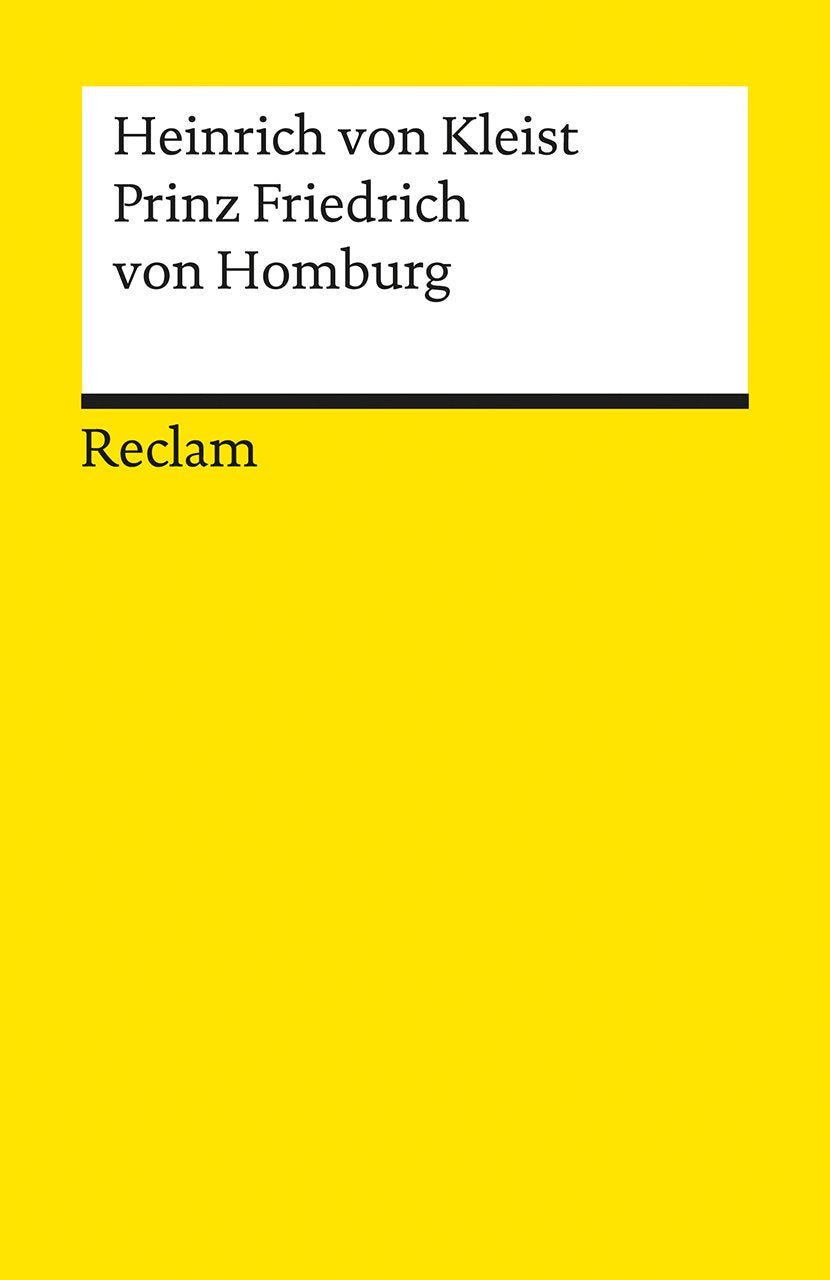 Prinz Friedrich von Homburg Drama