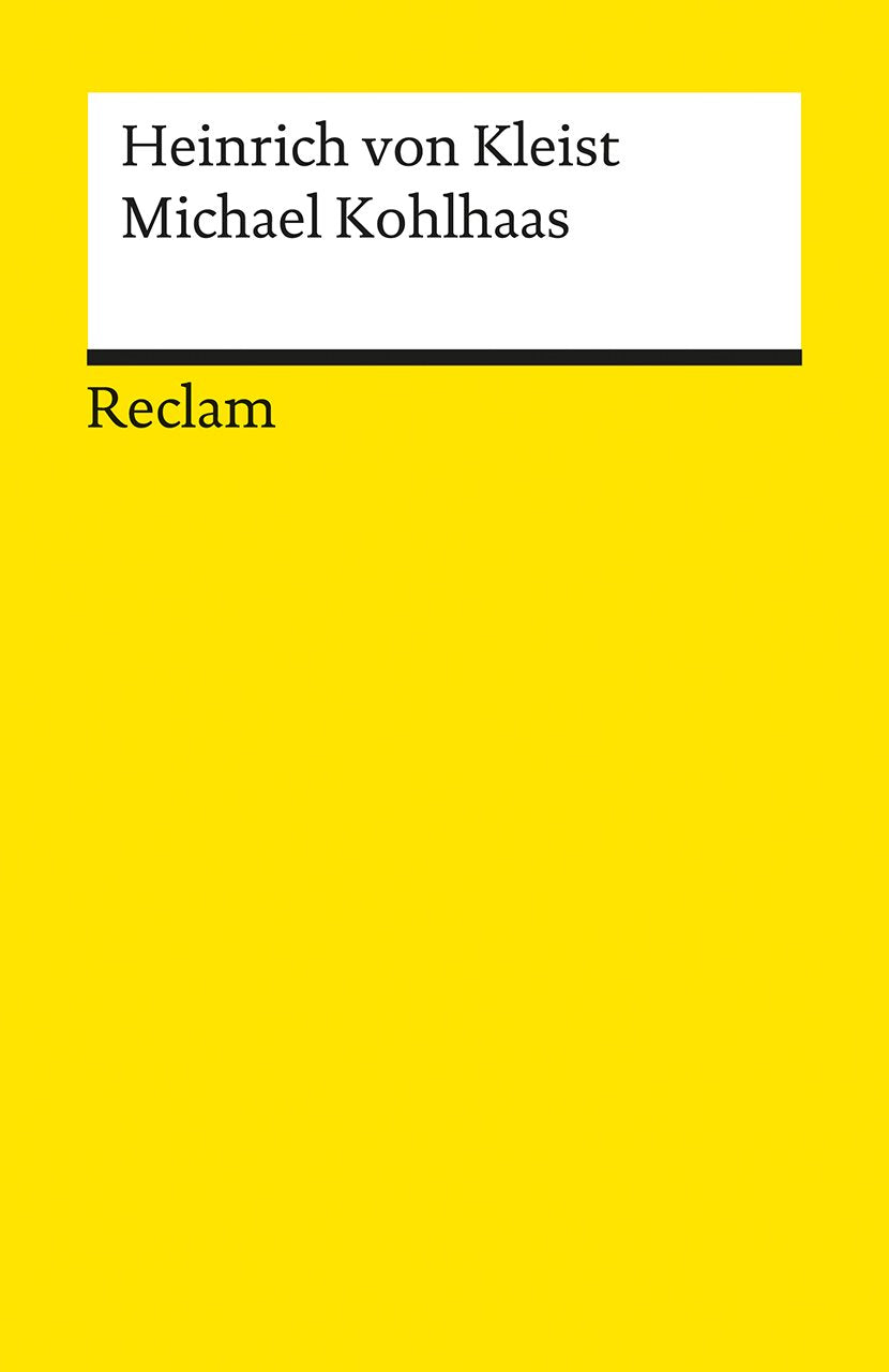 Michael Kohlhaas. Aus einer alten Chronik Contemporary literature
