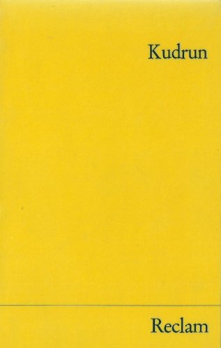 Kudrun (Gudrun) (Reclams Universal-Bibliothek) Professional & Reference Books