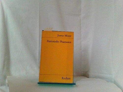Patriotische Phantasien Gesamttitel: Reclams Unive book