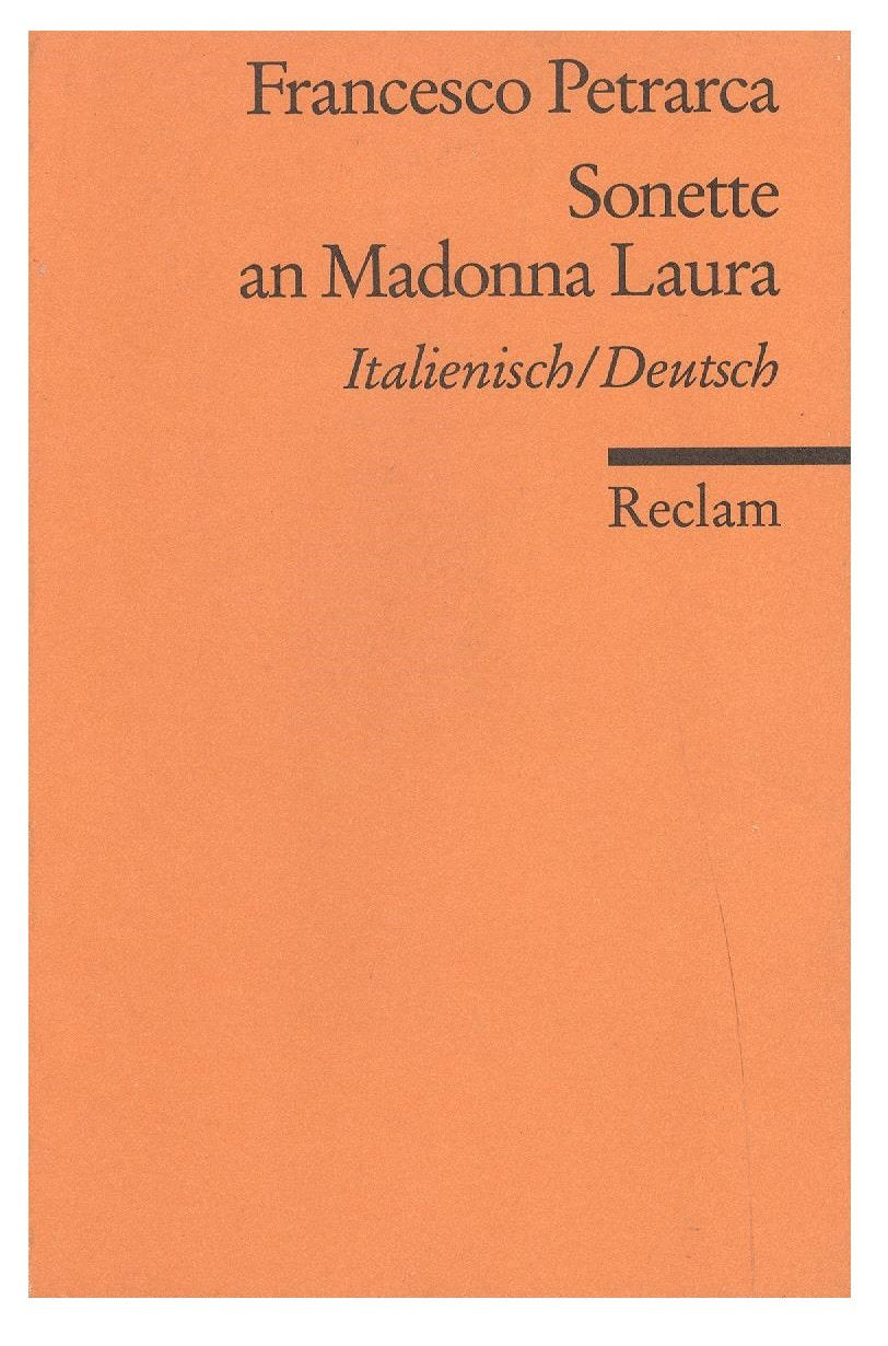 Sonette an Madonna Laura : italienisch. Poetry