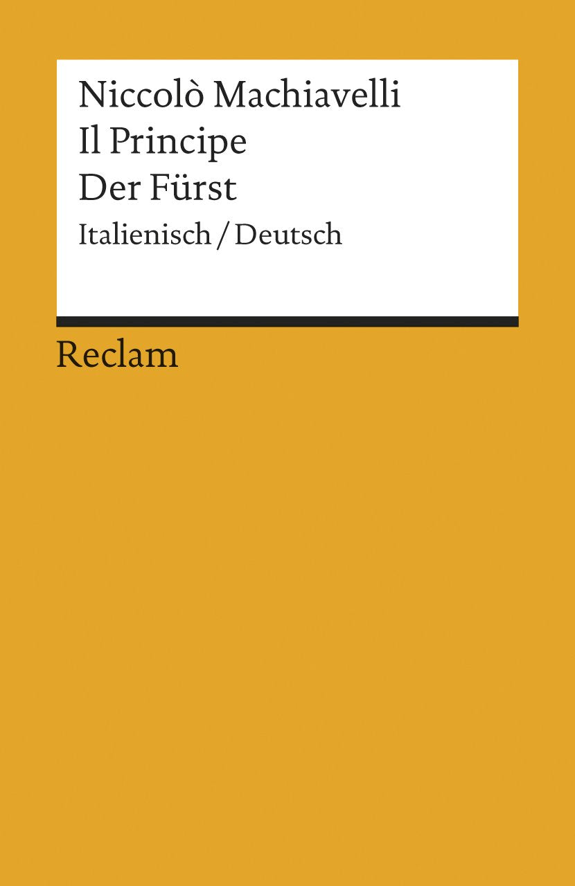 Der Fürst / Il Principe Philosophy