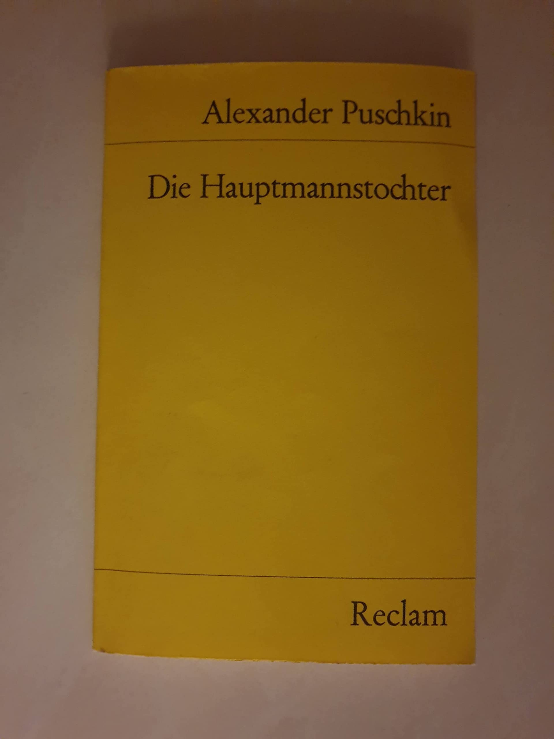 Die Hauptmannstochter (Reclams Universal-Bibliothek) Contemporary literature