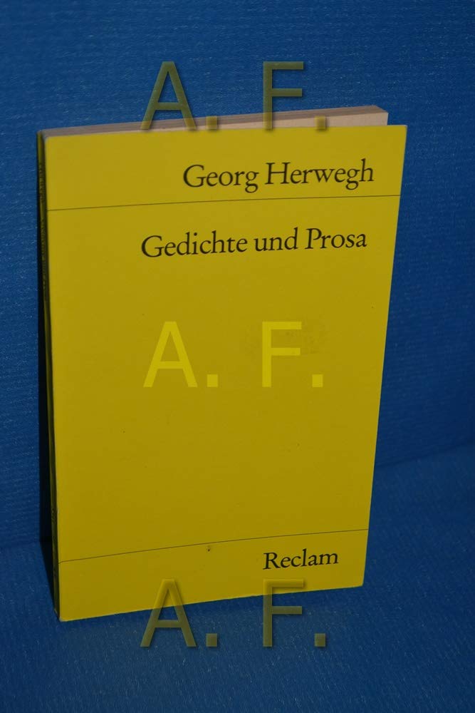 Gedichte und Prosa (Reclams Universal-Bibliothek) Books