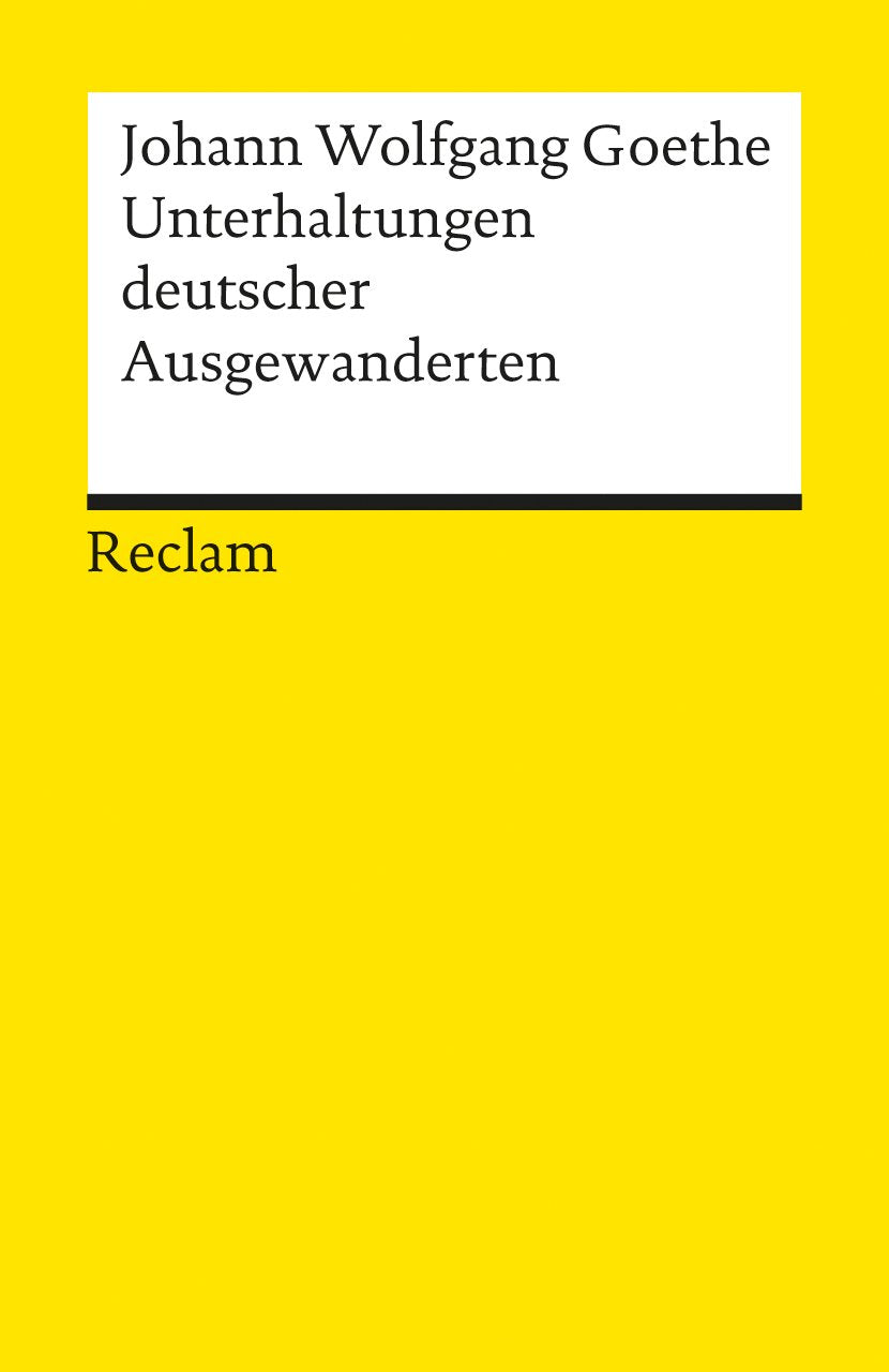 Unterhaltungen deutscher Ausgewanderten Classics