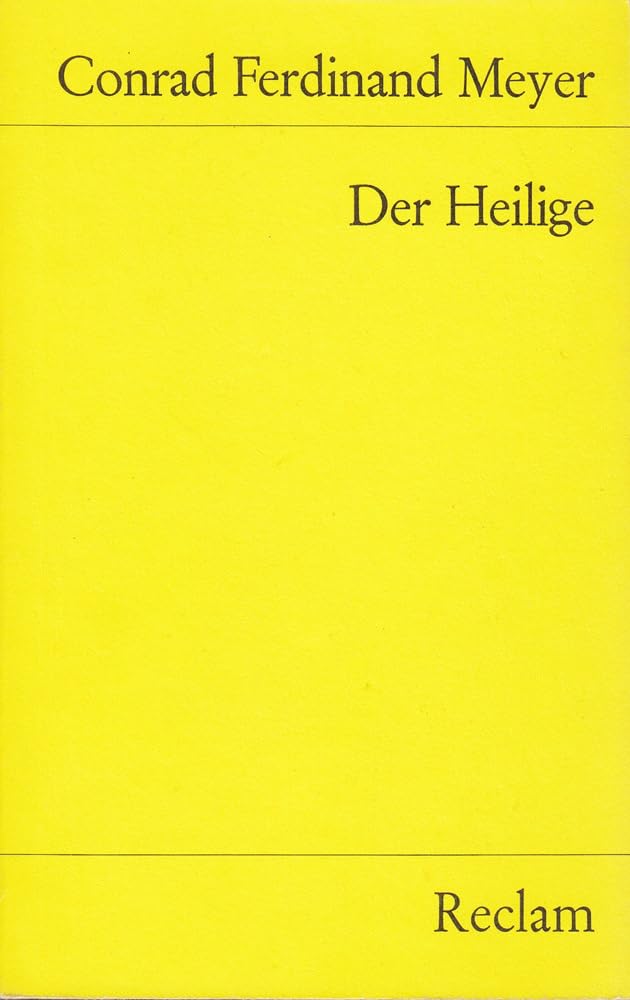 Der Heilige: Novelle (Reclams Universal-Bibliothek) Classics